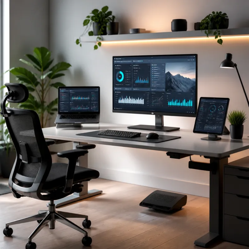 Cómo Configurar un Entorno de Teletrabajo Ergonomico, Seguro y Productivo