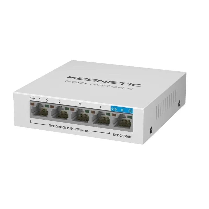 Keenetic PoE Switch 5 Puertos Gigabit
