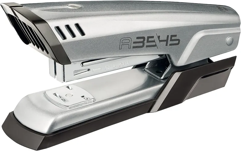 Maped Grapadora Metálica de Sobremesa A-3545 - Hasta 25 Hojas - Color Gris Metalizado