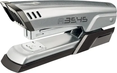 Maped Grapadora Metálica de Sobremesa A-3545 - Hasta 25 Hojas - Color Gris Metalizado