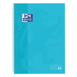Oxford Cuaderno A4+ 80 Hojas Cuadricula 5x5mm Tapa Extradura Color Azul