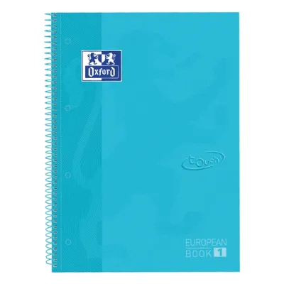 Oxford Cuaderno A4+ 80 Hojas Cuadricula 5x5mm Tapa Extradura Color Azul