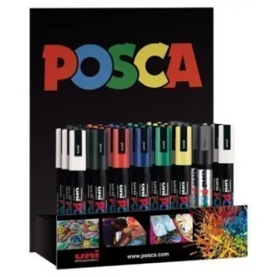 POSCA Marcador Expositor PC-5M/3D Surtido 36 Unidades