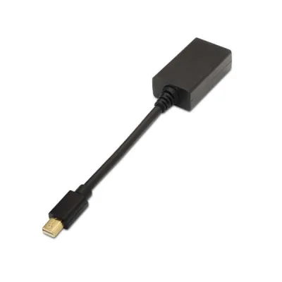 Aisens Mini DP a HDMI Conversor Hembra 15cm Color Negro