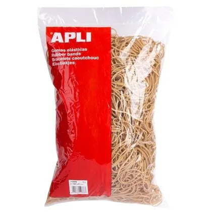 Apli Goma Elástica Marrón Caucho 120x2mm 1kg