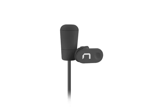 NATEC NMI-1351 Micrófono Negro con Pinza de Enganche