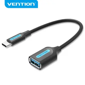 Vention Adaptador USB 3.1 Macho a USB-C Hembra 0.15m Negro