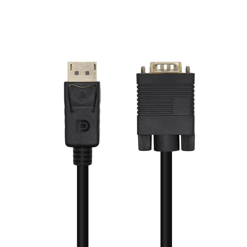 Aisens Conversor Dp/M-Vga/M Negro 2.0M