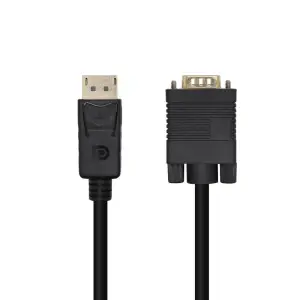 Aisens Cable Conversor DisplayPort a VGA DP/M-VGA/M 2.0m Negro