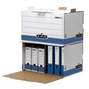 Fellowes Contenedor De Archivos Acceso Frontal System Azul