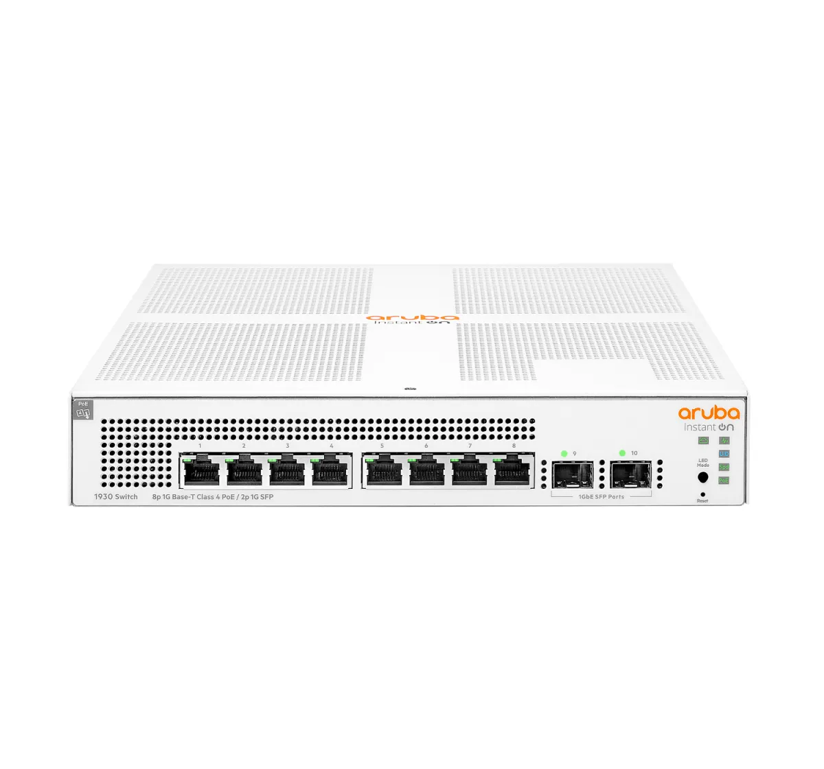 HPE NW IOn 1930 8xGbE PoE 2SFP 124W Switch