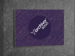 ARCHIVO 2000 EXPOSITOR MURAL ARCHIVO 2000 "PREMIUM" CON ADHESIVO DIN A4 HORIZONTAL ESPESOR 3 MM 300X210 MM