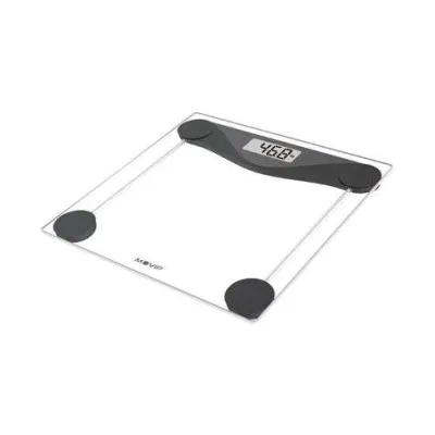 Muvip Báscula Digital de Baño Cristal Templado 180kg Alta Precisión Apagado Automático