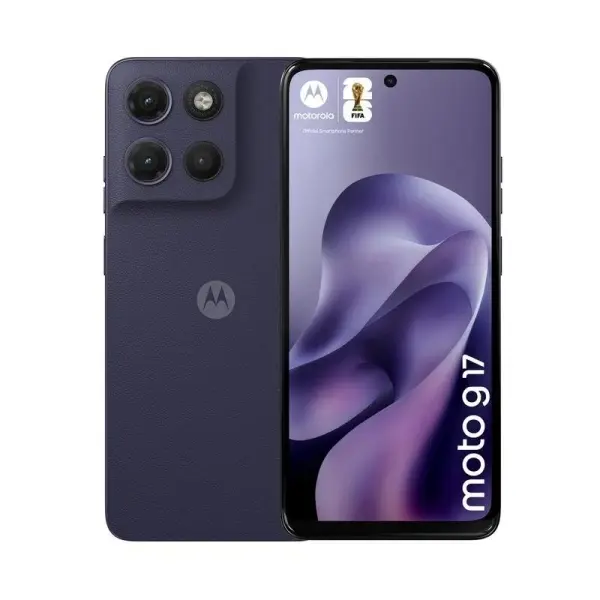 Motorola Moto G17, 6.72" Dual SIM, Android 15, 4 GB RAM, 256 GB, 5200 mAh, Púrpura