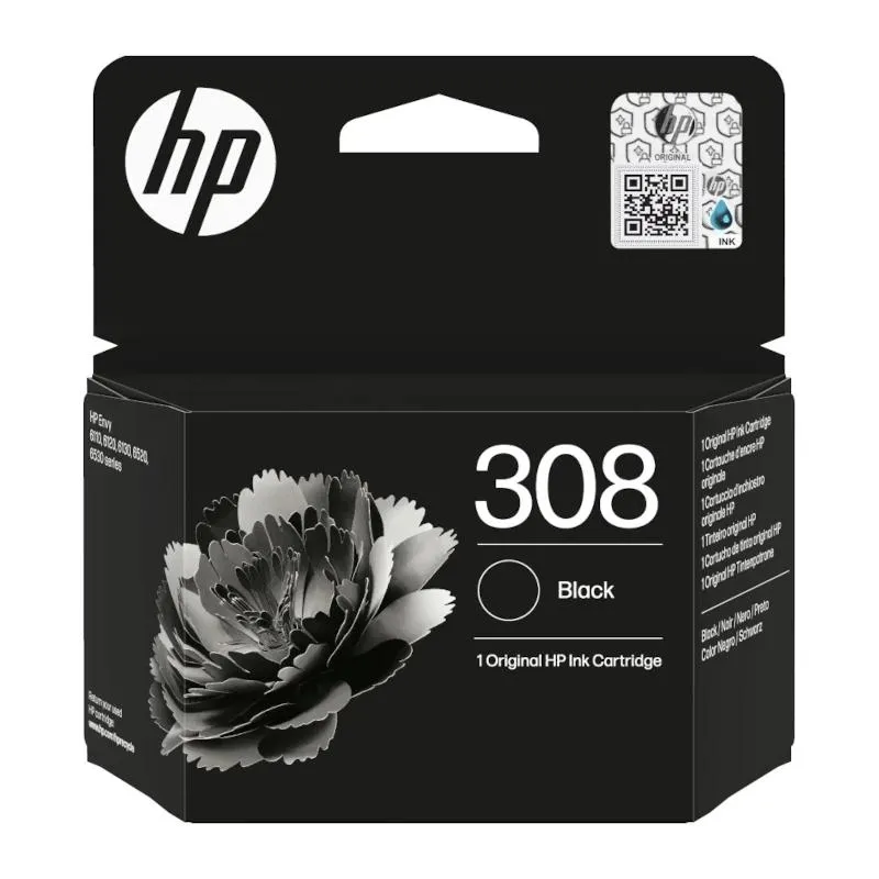 HP Cartucho de Tóner 308 Negro para Impresoras