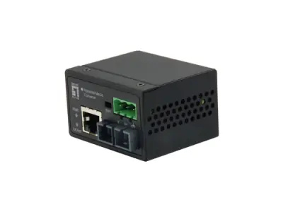 Level One Conversor De Medios RJ45 A SC Mono Modo Industrial IEC-4301