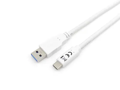 EQUIP Cable USB-A a USB-C 2M 5G 3A Color Blanco