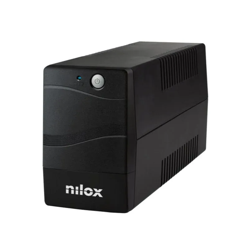 Nilox UPS 600 VA SAI Línea Interactiva 2 Tomas 420W