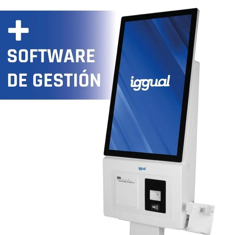 iggual Kiosco Interactivo Orchid 27" con Software Integrado