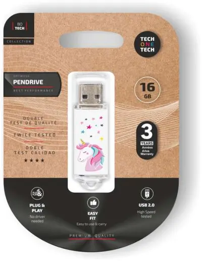 TechOneTech Unicornio Dream 16GB USB 2.0 Pendrive