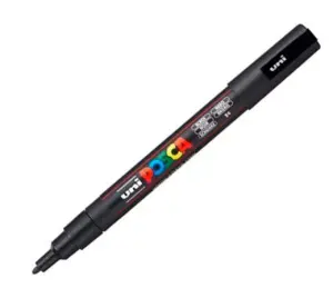 Posca Marcador PC-3M Punta Cónica 0,9 - 1,3 mm Negro