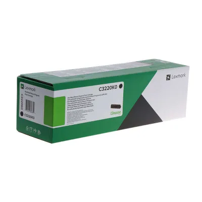 Lexmark Cartucho de Tóner Original Negro C3220K0 para Impresoras C3324/C3326/MC3224/MC3326/MC3426