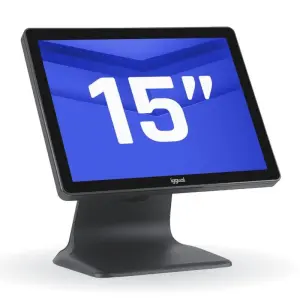 iggual TPV AIO 15" N100, 4GB RAM, 128GB, 6 USB, WiFi, Sin SO