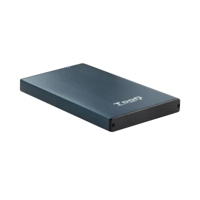 Caja Externa 2.5" Usb 3.0 Tooq Tqe-2527Pb Para Hd Hasta 9,5Mm Sata Usb 3.0/3.1 Gen1 Azul Pacifico