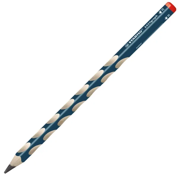 Stabilo Easygraph Lápiz de Grafito Mina HB 3.15mm Diseño Ergonómico Azul Petróleo