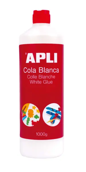 Apli Cola Blanca Líquida 1kg con Aplicador