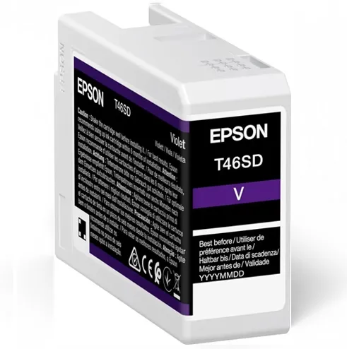 Epson T46Sd Violeta Cartucho De Tinta Pigmentada Generico - Reemplaza C13T46Sd00