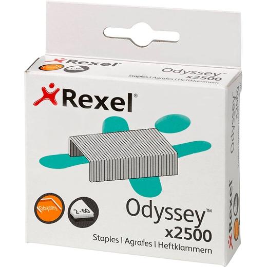 Rexel Grapas Odyssey Galvanizadas -Caja De 2500-