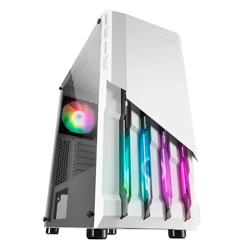 Mars Gaming Semitorre Mc-X2 Atx Metal Front White