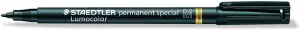 Staedtler Lumocolor Permanent 319 Rotulador Permanente Negro 1mm Secado Rápido