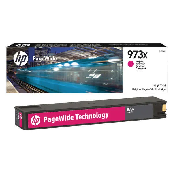 Hp 973X Magenta Cartucho De Tinta Original - F6T82Ae