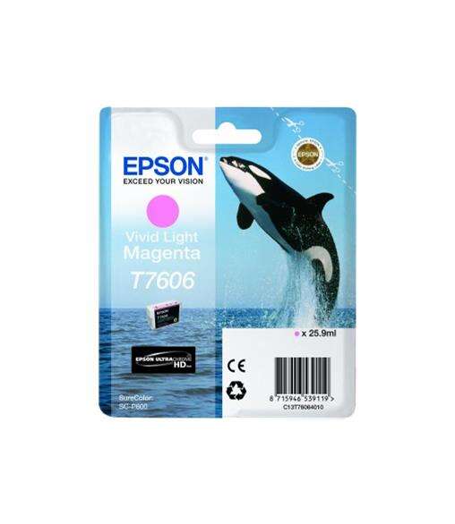 Epson T7606 Magenta Light Cartucho De Tinta Original - C13T76064010