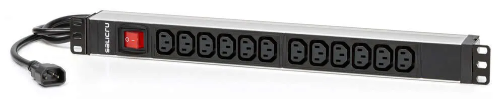 Salicru Regleta Sps Pdu Unidad De Distribucion De Energia - 12 Tomas Iec C13 - Color Negro