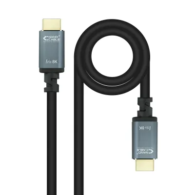 Nanocable Cable Hdmi 2.1 Iris 8K A/M-A/M - 5M - Color Negro
