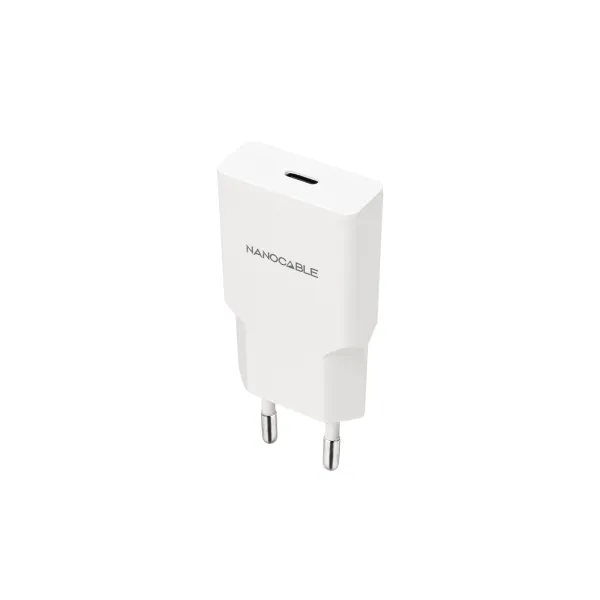 Nanocable Cargador De Pared Usb-C/Pd 25W - Color Blanco