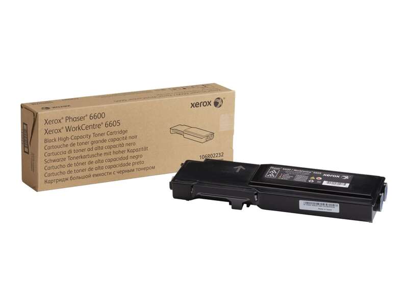 Xerox Phaser 6600/Workcentre 6605 Negro Cartucho De Toner Original - 106R02232