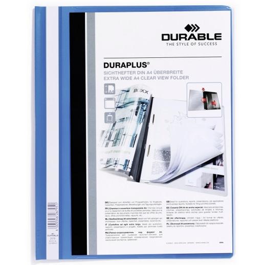 Durable Carpeta De Presentación Dossier Fástener Duraplus A4 Azul -25 Ud-
