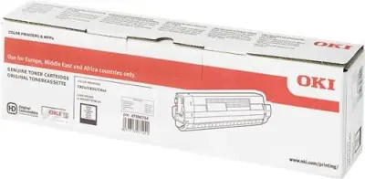Oki Cartucho de Tóner Original Negro para Impresoras C824/C834/C844