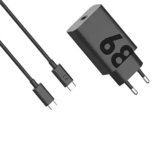 Motorola Cargador de Pared Turbo Power GAN 68W con Cable USB-C