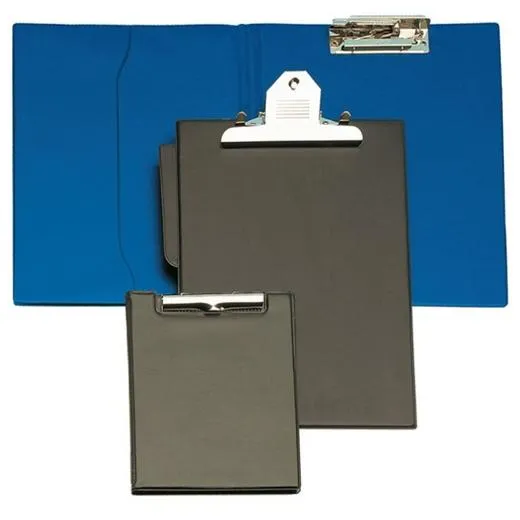 Grafoplás Carpeta Con Pinza Miniclip Folio C/Bolsa Interior Pvc Flexible Negro