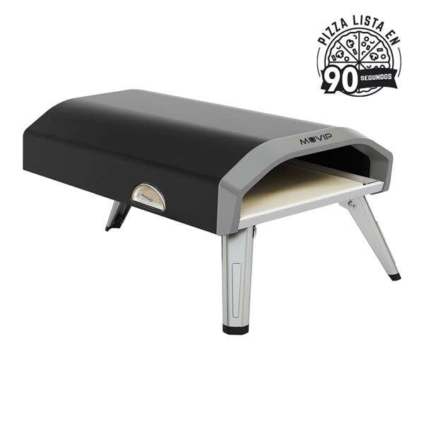 Muvip Horno De Gas Portatil Para Pizzas - Color Negro