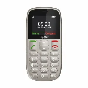 Gigaset GL395 Teléfono Móvil para Mayores 2.2" - IP44 - Base de Carga - Gris