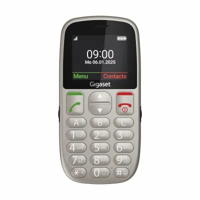 Gigaset GL395 Teléfono Móvil para Mayores 2.2" - IP44 - Base de Carga - Gris