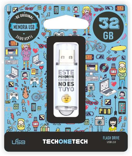 Techonetech Memoria Usb 2.0 32Gb (Pendrive)