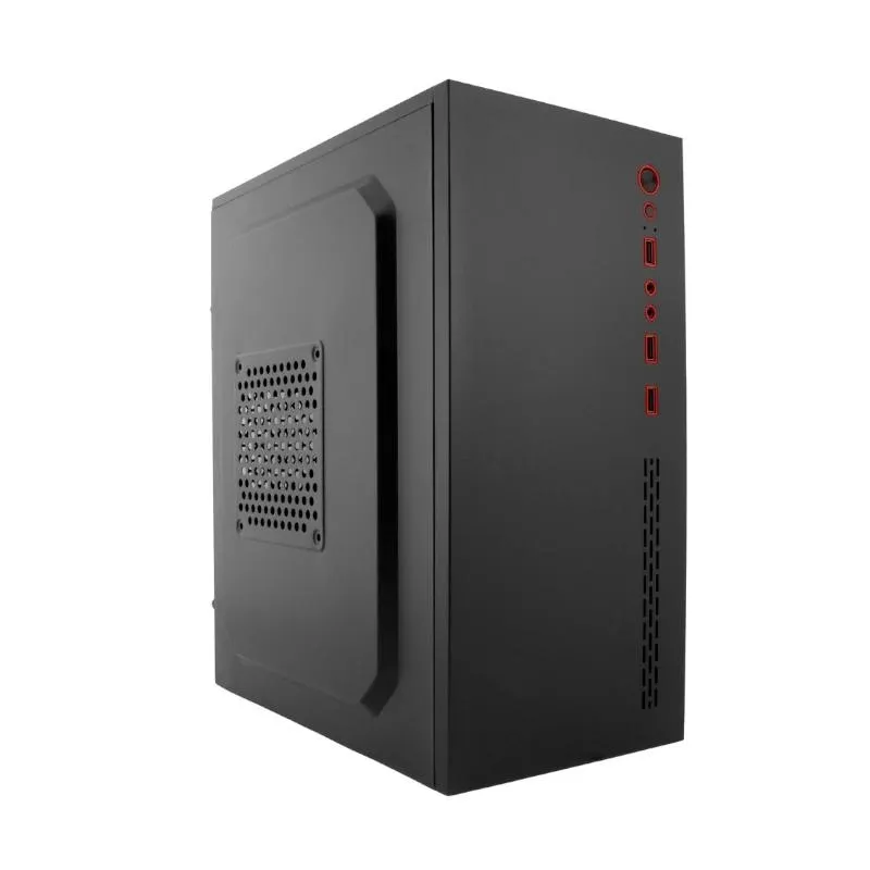 Coolbox Caja MicroATX PCC-MPC45-1 Negra con Fuente EP 500PB para Mini ITX y Gráficas de 23cm