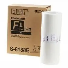 Riso Master Formato A4 Pack 2 para EZ-200, 201, 300, 301 / RZ 200, 300 / SF5030, SF5030EII